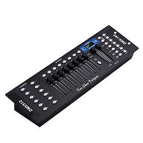 DMX512 Light Controller Console Panel 192CH Programming Function Sound Activated with LED Screen Antenna for Stage DJ