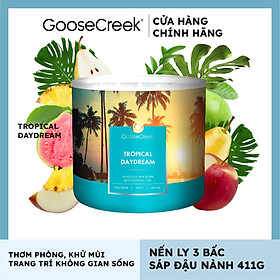 Mua Nến ly 3 bấc sáp đậu nành Goose Creek (411g) - Tropical Daydream