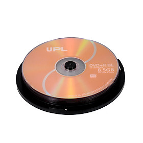 10 Đĩa DVD Trống Cho Dữ Liệu & Video 215MIN 8X + R Dl 8.5Gb - 10 PCs