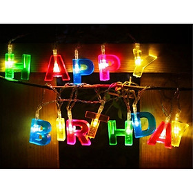 Đèn trang trí sinh nhật chữ Happy Birthday