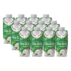 Thùng 12 Hộp Sữa Dừa Cocoxim Vị Matcha Nhật Bản (330ml X12hộp)
