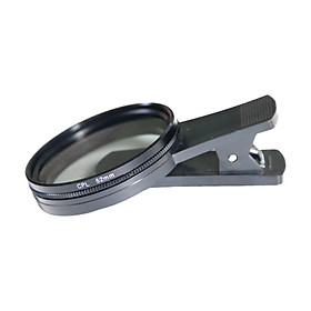 52mm CPL Phone Camera Lens Attachment Universal Clip on Cellphone CPL Filter