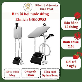 Bàn Ủi Hơi Nước Đứng Elmich GSE-3953 Công Suất 1800W Dung Tích Bình Chứa 2.5L - Hàng chính hãng