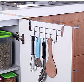 Mua Móc Treo Đồ Sau Cánh Cửa Tủ Cửa Sổ Inox 304 - 5 Móc