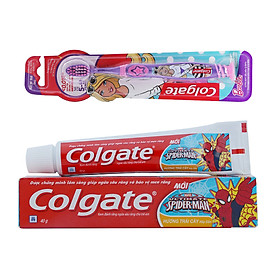 Bộ Sản Phẩm Bàn Chải Đánh Răng Trẻ Em Colgate Barbie Siêu Mềm Tặng Kèm Kem