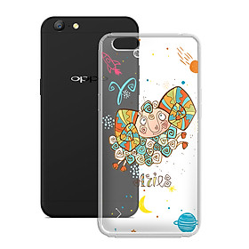 Ốp lưng Dẻo cho điện thoại Oppo A71 - 01101 8050 ARIES 01 - In Nổi Họa Tiết - Cung Bạch Dương - Hàng Chính Hãng