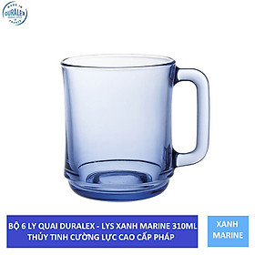 {Hàng chính hãng} Bộ 6 ly có quai Duralex - Lys 310ml Thủy tinh cường lực cao cấp Pháp