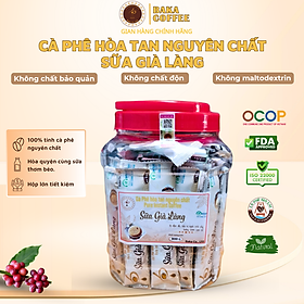 Cà Phê Hòa Tan Nguyên Chất SỮA GIÀ LÀNG - Hũ