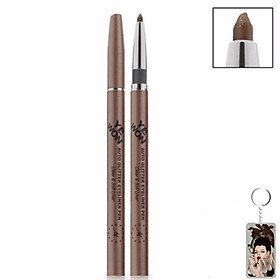 Chì mí kim tuyến Mira Glitter Auto Eyeliner Pen Hàn Quốc No.305 Dark brown tặng kèm móc khoá