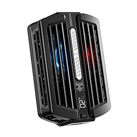 Quạt tản nhiệt sò lạnh Memo DL10 phiên bản 2022 hỗ trợ pin rời dự phòng 2000mAh, chuyên dùng cho các game thủ - Hàng chính hãng