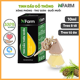 Tinh dầu gỗ thông đen N'Farm. Tinh dầu thiên nhiên nguyên chất.