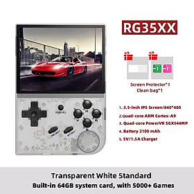 RG35XX mới Retro Handheld Trò chơi Bảng điều khiển Linux Hệ thống 3,5 inch màn hình IPS Cortex-A9 Pocket Video Pound
