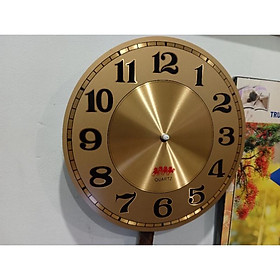 Mua Mặt số nhôm gắn đồng hồ treo tường đường kính 25cm  kiểu số học trò D25-HT