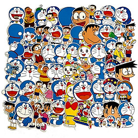 Sticker 60 miếng hình dán Doraemon - hàng nhập khẩu