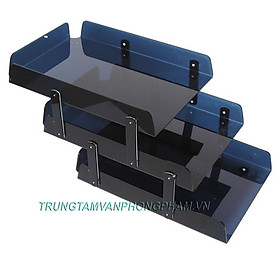 Khay kệ tài liệu 3 tầng mica bóng