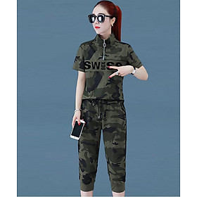 BỘ THUN LỬNG PHỐI LÍNH CỔ TRỤ KHÓA KÉO