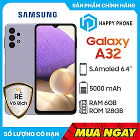 Điện thoại Samsung Galaxy A32 (6GB/128GB) - Hàng Chính Hãng - Đã kích hoạt bảo hành điện tử