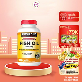 Omega 3 Fish oil Kirkland Hỗ trợ sức khỏe não bộ, Tim mạch, Khớp, Bổ mắt, Và tăng sức khỏe tổng thể - QuaTangMe Extaste