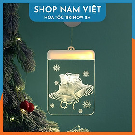 Mua Dây Treo Đèn LED 3D Hình Cây Thông  Chuông Trang Trí Giáng Sinh  Noel - Chính Hãng NAVIVU
