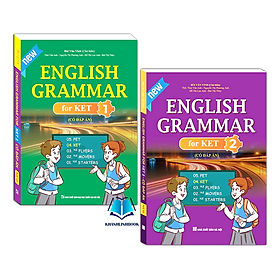 Hình ảnh sách Sách - combo 2c English grammar for ket tập 1 và 2 ( có đáp án)