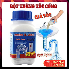 Bột thông tắc cống, Toilet, Bồn rửa bát