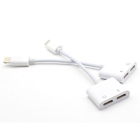 Cáp chuyển đổi Lightning Iphone ra 2 đầu NS 6269