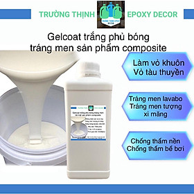 Mua Nhựa Gelcoat Trắng Phủ Lớp Men Bóng Trên Bề Mặt Sản Phẩm  Sơn Gelcoat Phủ Bóng Composite - Trường Thịnh Sài Gòn