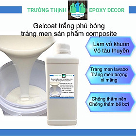 Nhựa Gelcoat Trắng Phủ Lớp Men Bóng Trên Bề Mặt Sản Phẩm, Sơn Gelcoat Phủ Bóng Composite - Trường Thịnh Sài Gòn