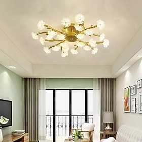 Đèn chùm, Đèn trần,đèn tô điểm phòng tiếp đón khách tay đèn D982/18 DT