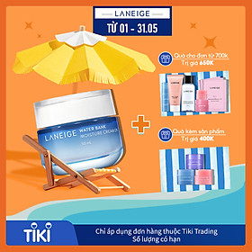 Kem dưỡng ẩm dành cho da thường và da khô Laneige Water Bank Moisture Cream Ex 50ml
