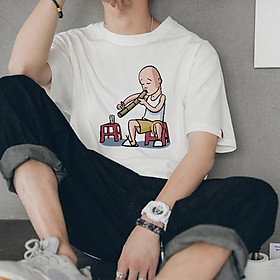 ÁO THUN KIỂU UNISEX AOMI DIEU CAY THUOC LAO TAY NGẮN TAY LỠ NAM NỮ GIA ĐÌNH CẶP ĐÔI CHẤT LƯỢNG CAO