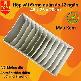 Hộp đựng đồ chia ngăn 7 - 9 và 12 ngăn sắp xếp quần áo Danido - Khay đựng đồ chia ngăn tiện ích, chất liệu cao cấp