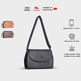 Túi đeo chéo nữ nắp gập dáng bầu Fadoda FN21
