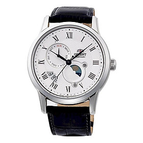 Đồng Hồ Nam Dây Da Orient Automatic Sun And Moon RA-AK0008S00C