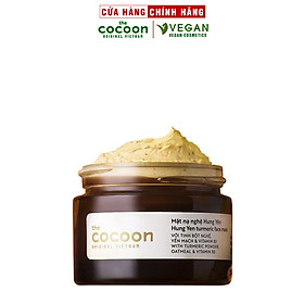 Mặt nạ nghệ Hưng Yên Turmeric face mask Cocoon 30ml giúp da đều màu, giảm thâm thuần chay