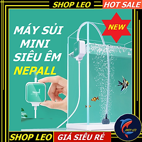 Máy sủi oxy mini siêu êm Nepall - Sục khí oxy siêu êm phù hợp để phòng ngủ - sủi Nepall cho bể cá cảnh- hồ thủy sinh