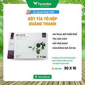 Bột Tía Tô sấy lạnh Quảng Thanh 100% Organic - Hàng chính hãng - Làm mát