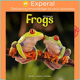 Hình ảnh Sách - Frogs Calendar 2024  Square Animal Wall Calendar - 16 Month by  (UK edition, paperback)