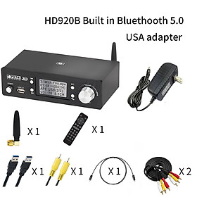 Bộ giải mã âm thanh HD920 5.1CH Bộ thu Bluetooth 5.0 DAC DTS AC3 Dolby Atmos Bộ chuyển đổi tương thích HDMI 4K Thẻ âm thanh SPDIF ARC PCUSB Màu sắc: HD920B US