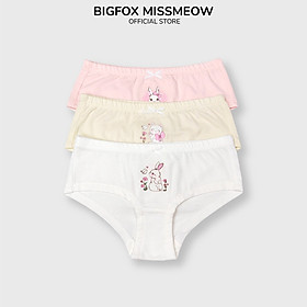 Quần Chip Tam Giác Cho Bé Gái, Set 3 Quần Lót 3 Màu Chất Cotton Cao Cấp, Mềm Mịn, Kháng Khuẩn Cho Bé Gái Từ 10-36kg - COMBO 3Q.CHÍP T.GIÁC - Size 110, 16-19 kg