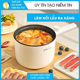 Mua Nồi Lẩu Điện Mini Đa Năng Mới Nhất Có Thể Lẩu  Nướng  Chiên  Xào Thiết Kế Sang Trọng