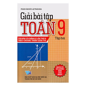 Giải Bài Tập Toán Lớp 9 Tập 2