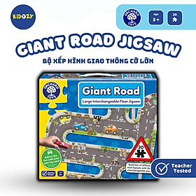 Trò chơi trí tuệ GIANT ROAD - Orchard Toys kích thích trí tưởng tượng, tăng kiến thức giao thông