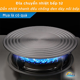 Đĩa Chuyển Nhiệt Bếp Ga Cao Cấp 24cm Bảo Vệ Đáy Nồi Rã Đông Thực Phẩm Tự Nhiên SSGP