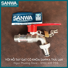 Mua  SANWA THÁI LAN  Vòi vườn  vòi hồ  vòi nước có chìa khóa SANWA  100% nhập khẩu  Phi 21mm CKT15L