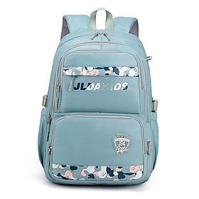 Balo ulzzang học sinh sinh viên màu pastel thời trang unisex nam nữ đi học vải nylon chống nước nhiều ngăn 9475 - Xanh Dương