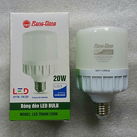 Bóng Đèn LED BULB Trụ Nhôm Đúc 20W Rạng Đông Model: TR80NĐ2/20W.H