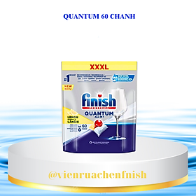 Combo 2 túi Viên rửa bát Finish Quantum Ultimate 50 Viên dùng cho máy rửa bát ( 50x2=100 tabs ), Viên finish quantum Ultimate chỉ cần dùng 1 viên là đủ với 14 chức năng trong 1