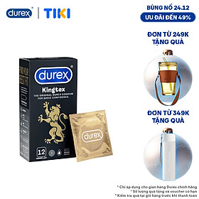 Bao cao su Durex Kingtex 12 bao