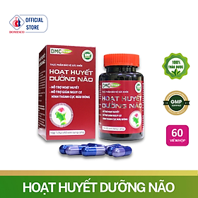 Viên Uống Bổ Não HOẠT HUYẾT DƯỠNG NÃO Domesco Hộp 60 Viên